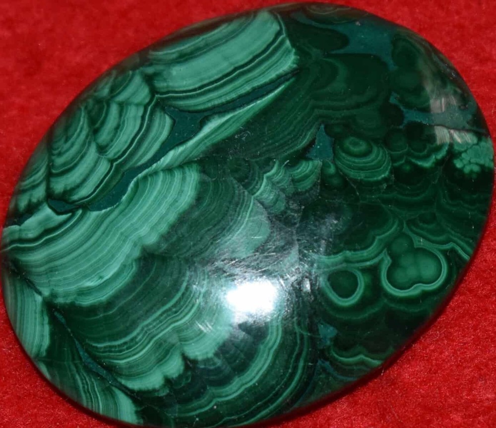 Malachite Worry Stone #6