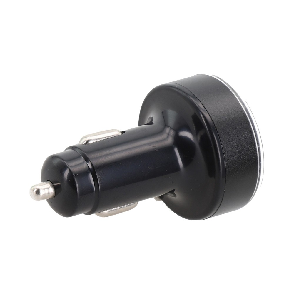 Powerful Car Charger with Multiple USB Outputs and LED Voltage Display