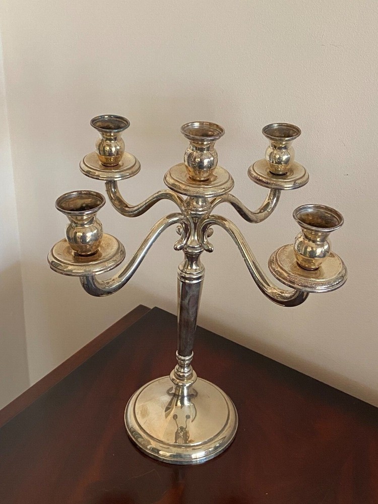 5 Flame Chandelier SILVER 800