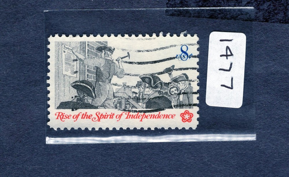 1973 Stamp #1477 Posting a Broadside Used