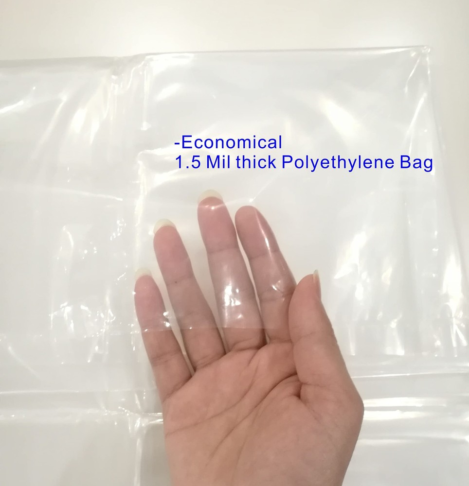 ComfortHome Mattress Bag for Moving and Storage, Queen/King (1-Pack), Clear
