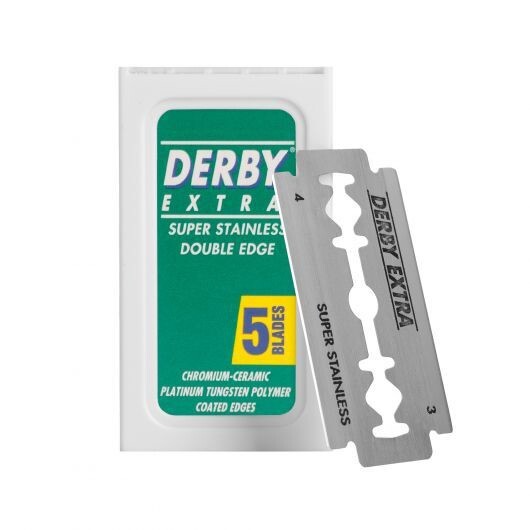 25 DERBY Razor Blades Extra Super Stainless Double Edge Sampler