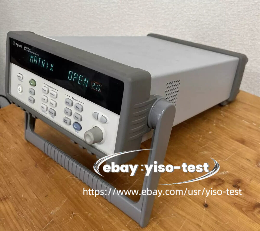 Keysight Agilent 34970A Data Acquisition Switch /Good function #$