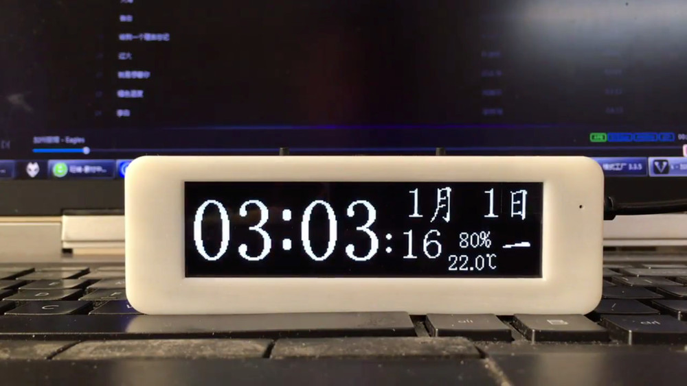 3.12 inch OLED Audio Level Indicator Mic Spectrum Display Analyzer VU Meter