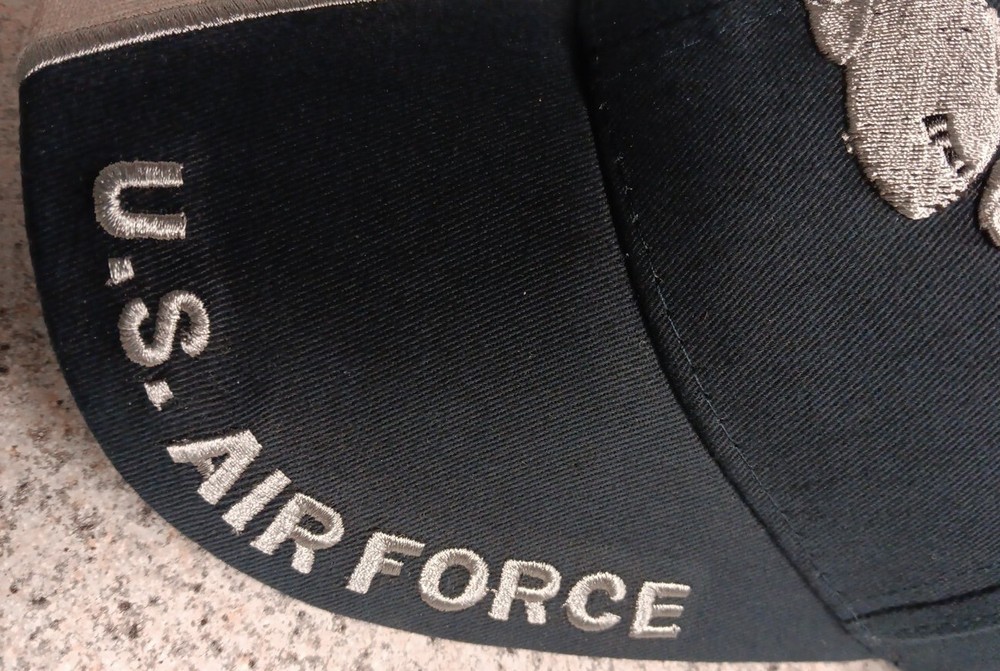 C-17 Globemaster Air Force Cap Hat Blue Gray Adj Hook & Loop Closure Cotton Hat
