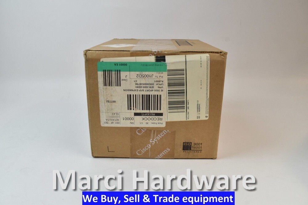 New Sealed Cisco IEM-3000-4SM Industrial Ethernet Switch