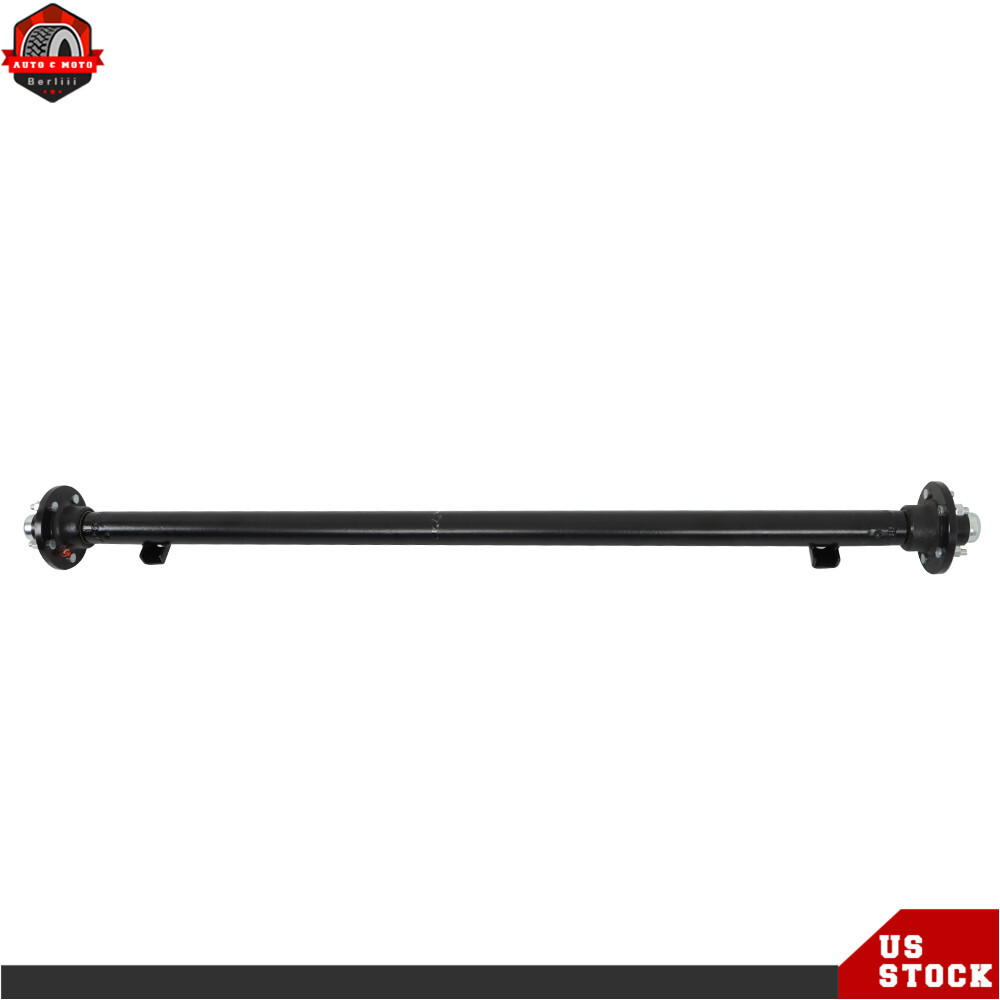 3500 lbs Axle Complete w/ U Bolt Kit 5 lug Boat Trailer, Cargo RV Camper Axel