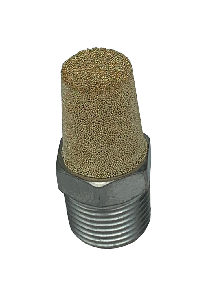 American Made Quiet Flow Muffler Vent Breather Filter & Silencer 1/4 NPT Thread