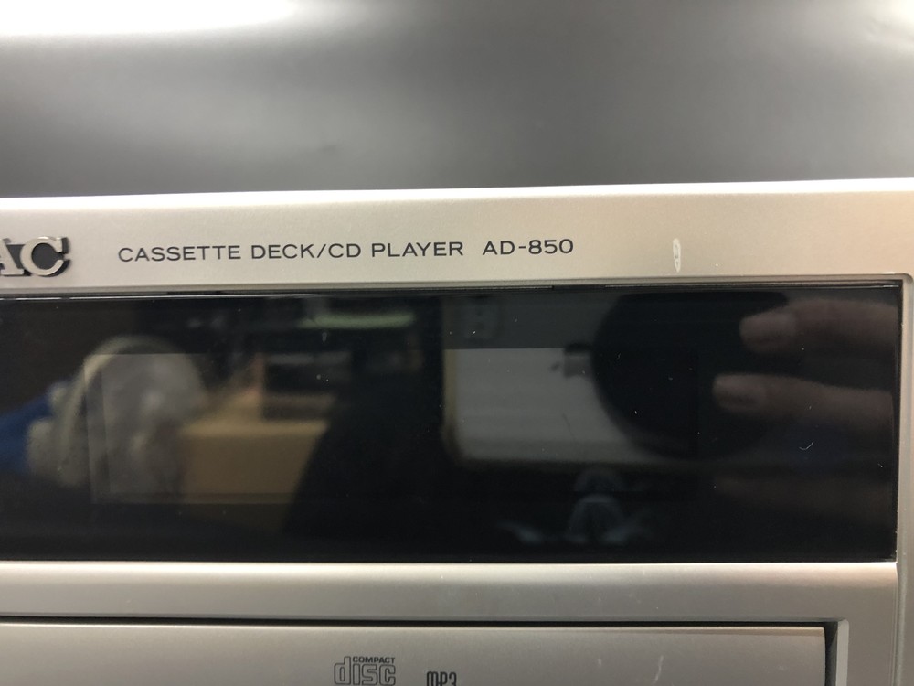 TEAC AD-850 cassette deck CD player USB Memory Recording & Playing 100W