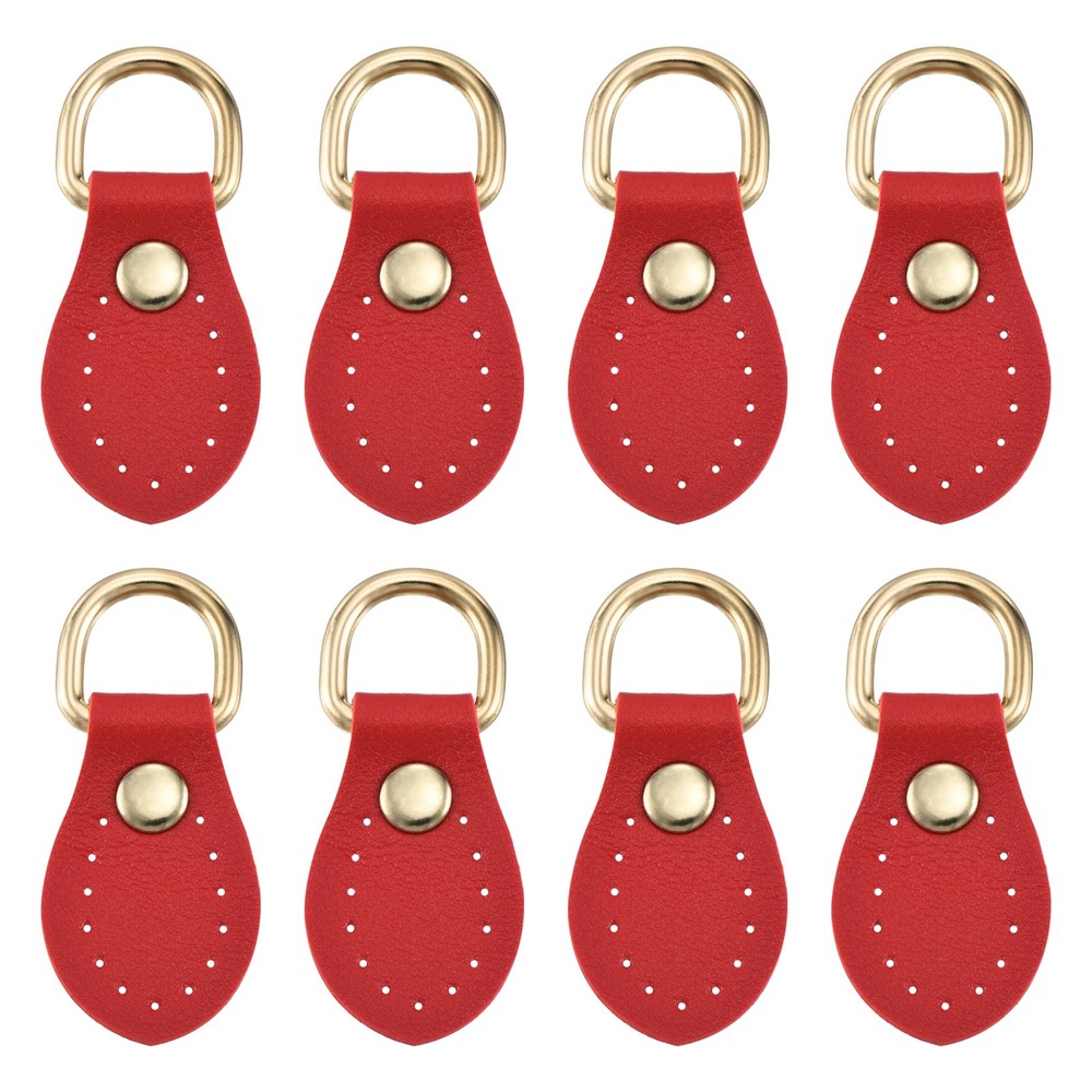 For 8 Pieces Belt Hook Red DIY Bag
