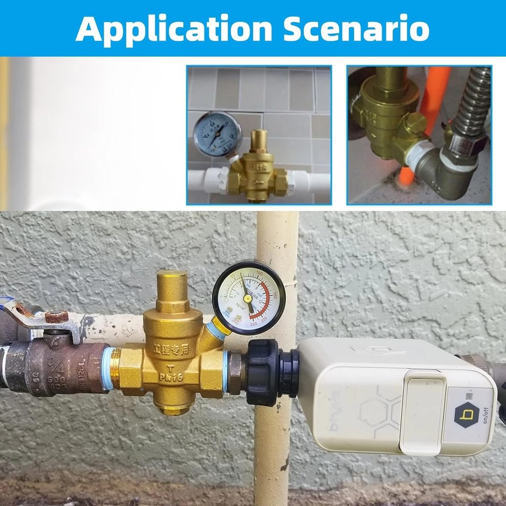 DN25 Water Pressure Regulator 1 inch Valve Brass...