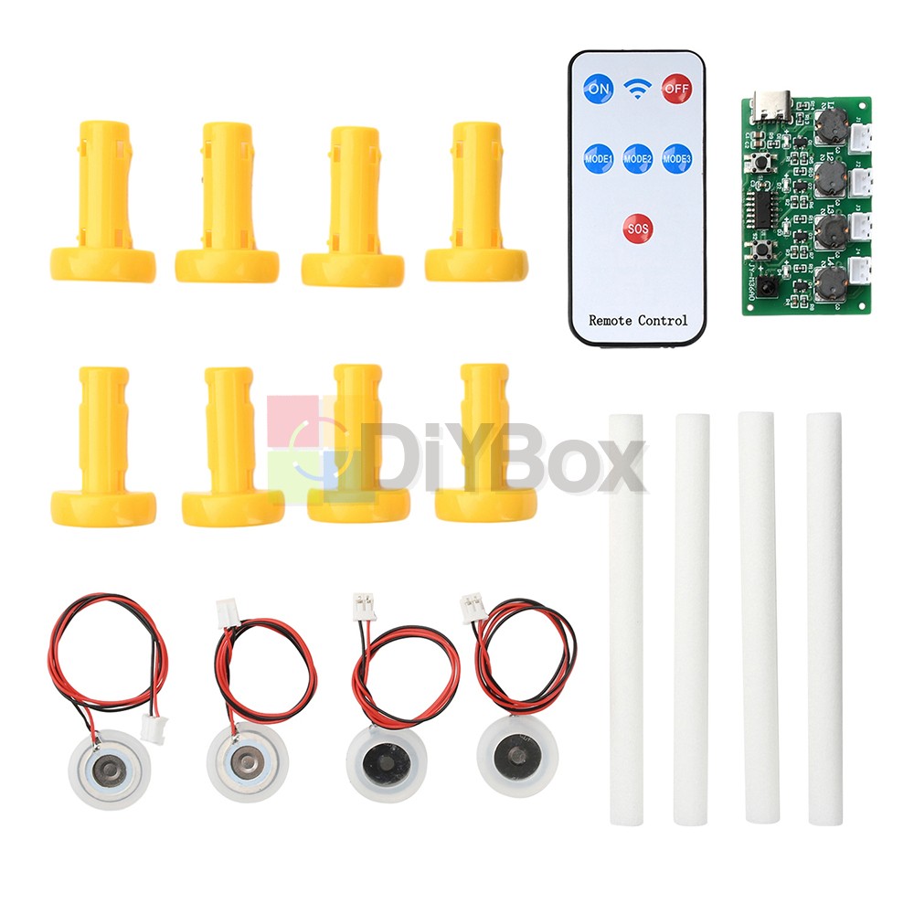 Type-C DC5V Ultrasonic Mist Maker Atomizing Module Humidifier DIY Kits + Remote