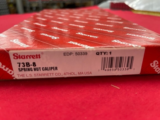 Starrett 73B-8 Yankee Spring-Type Inside Caliper, 8" Size, Spring Nut IN STOCK