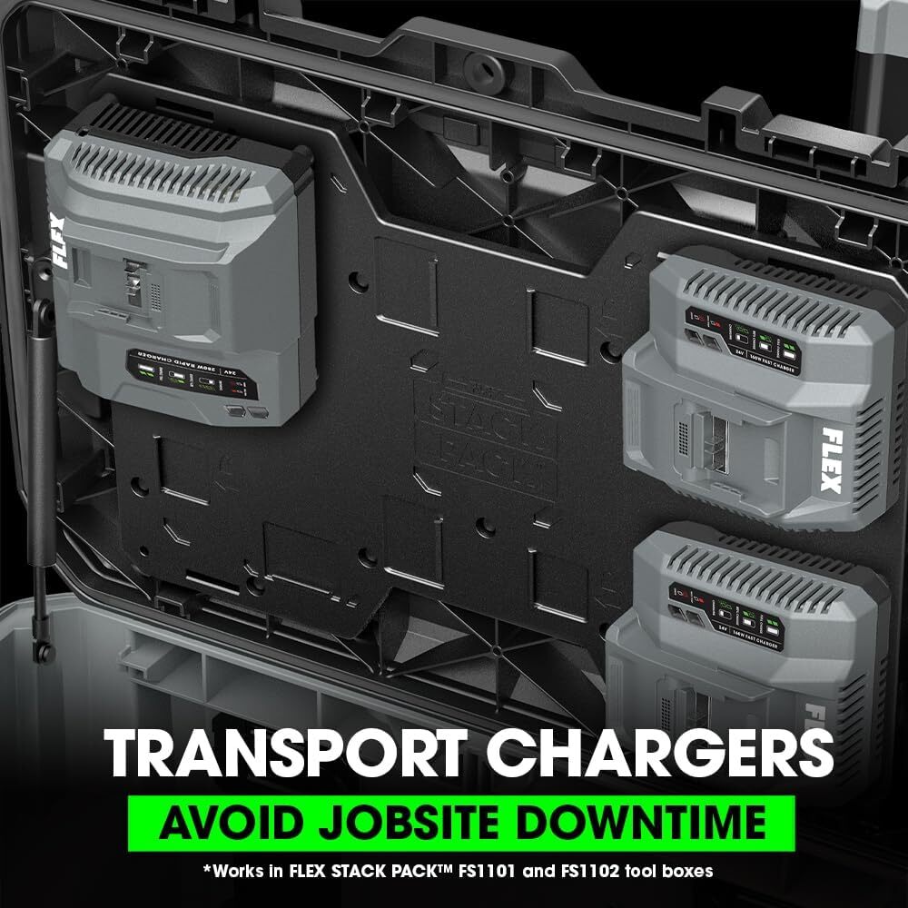 Stack Pack Storage System Adjustable Charger Mounts (2 Pack) - FS1606-2