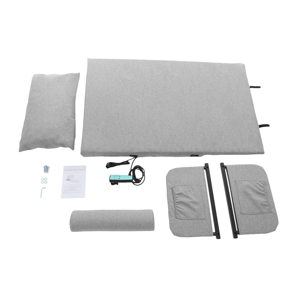 2-80° Electric Lifting Bed Backrest Adjustable Back Rest Bed Sitting Backrest