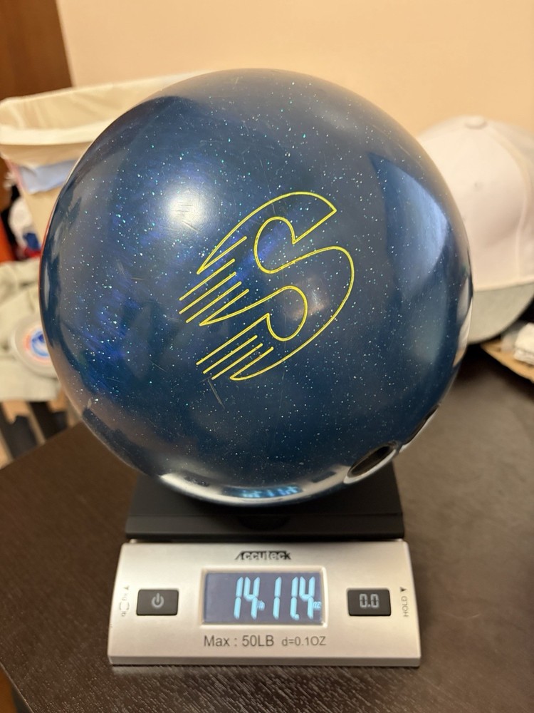 Storm Blue Hot Flame Vintage Bowling Ball