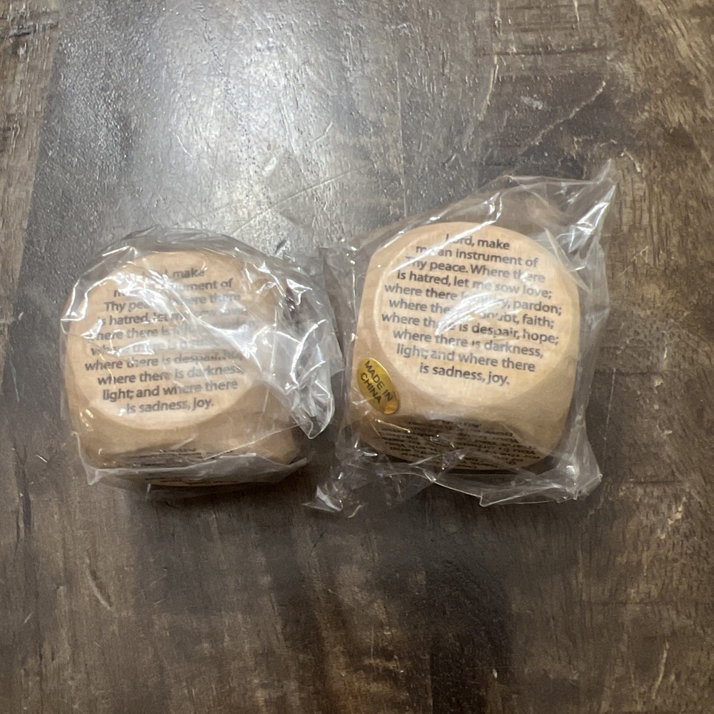 Wooden Prayer Cubes 3/4” x 3/4”