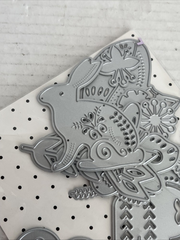 Coco & Reno Spring Folk Art Cutting Die Sets