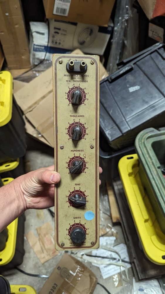 Heathkit Resistance Decade Model RD-1 Decade Box
