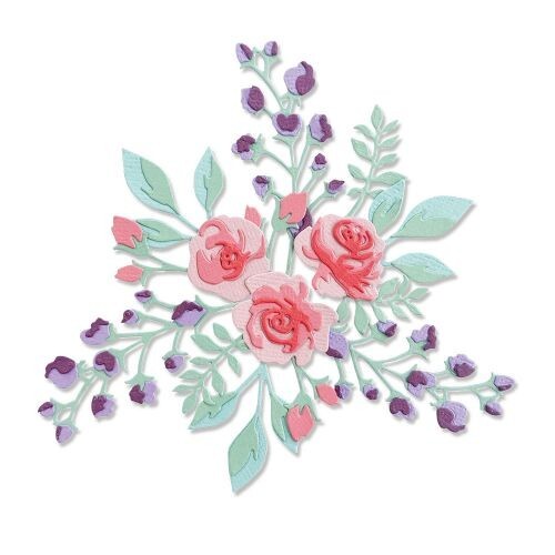 Sizzix "Floral Layers #2" by Jen Long Flower Thinlits Dies- 665083 MSRP $23
