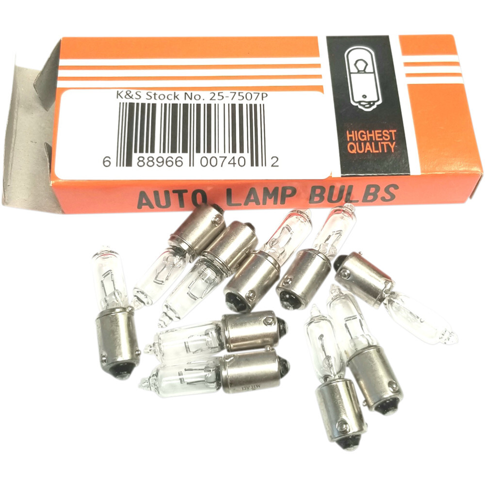 K&S Technologies 10 Pack Replacement Bulbs | 25-7507P