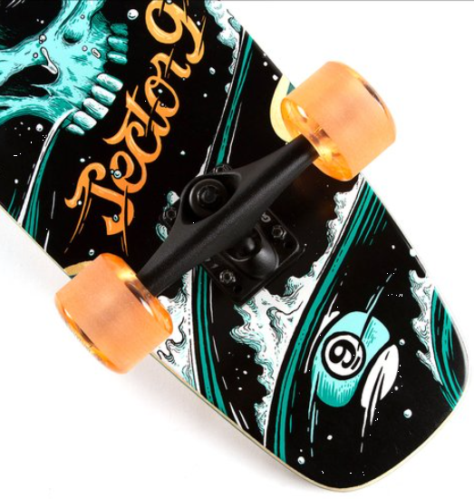 Sector 9 Bamboo Series Complete Stranded Strand Skateboard Skull 34 inch
