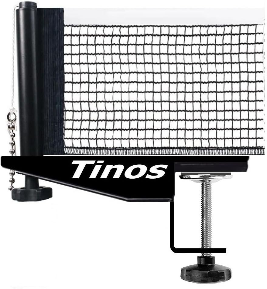 Professional Table Tennis Net Fits 1.8" Maximum Table Thickness | Screw Clamp Pi