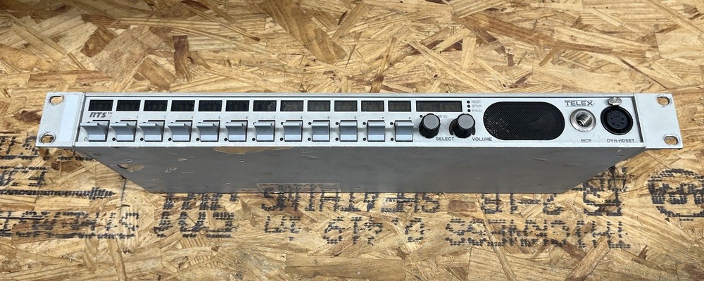UNTESTED RTS Telex KP-12L 12 Position Key Panel Intercom System