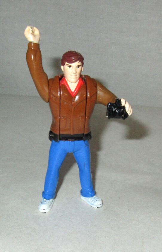 1995 Marvel Comics Head Flip Peter Parker Spiderman Figure