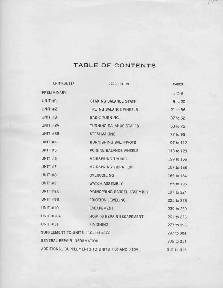 WATCHMAKING SCHOOL "JOSEPH BULOVA" PG. 300 IN PDF FORMAT