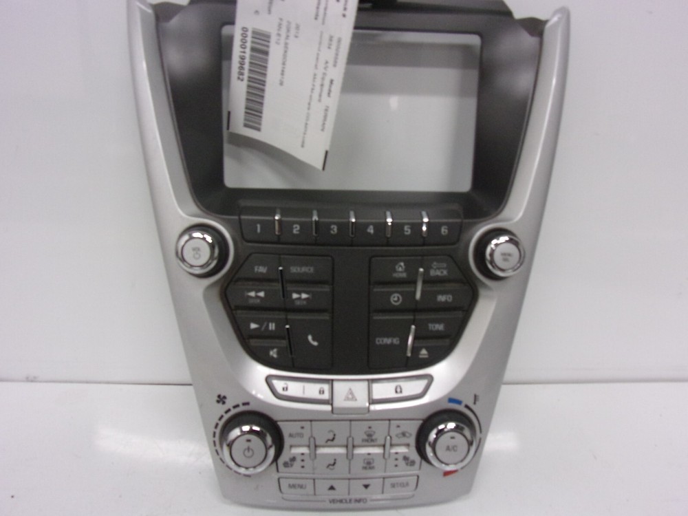GMC TERRAIN 2012-2013 A/V Equipment control panel, AM-FM-single CD-MP3-USB