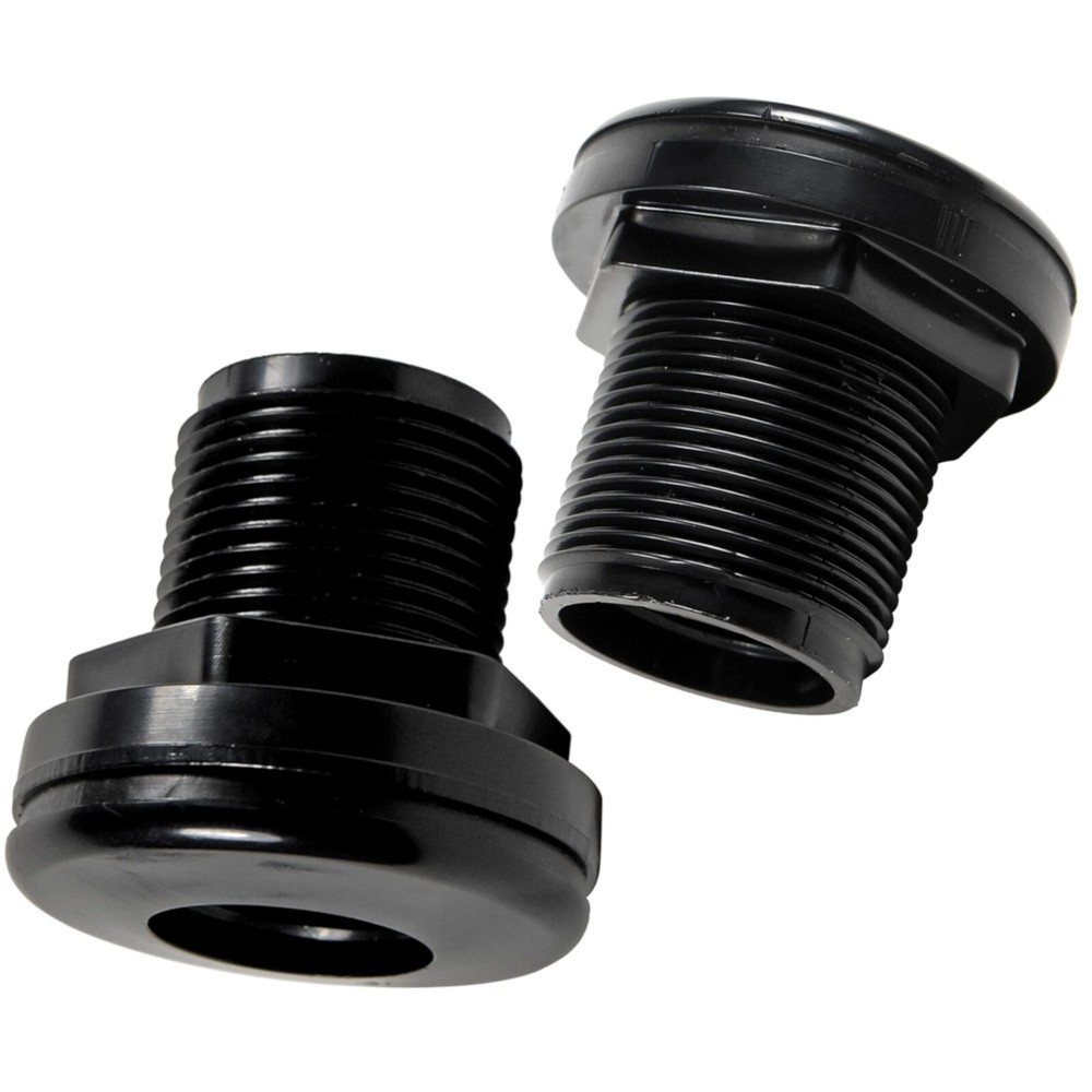 Bulkhead Fitting Double Threaded Water Tank Connector for Rain Barrels Aquariums