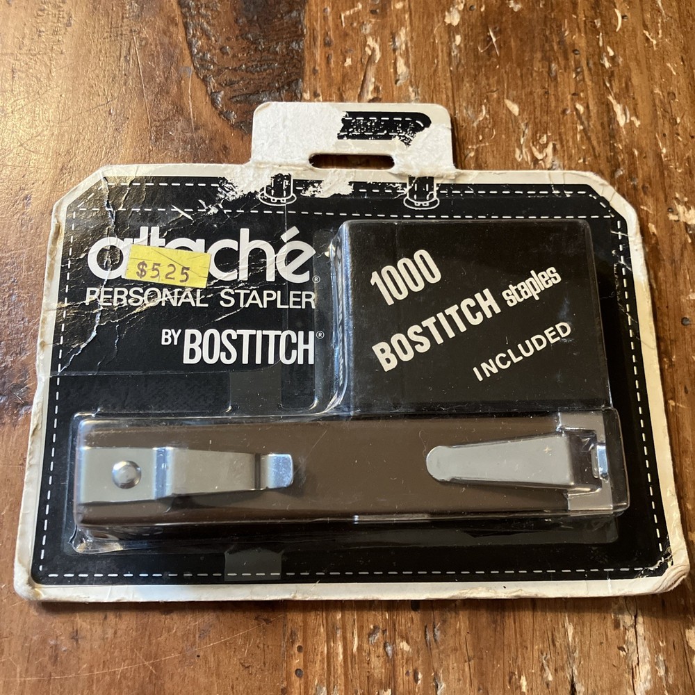 Vintage Attaché Personal Stapler by Bostitch Textron MB271 in Package