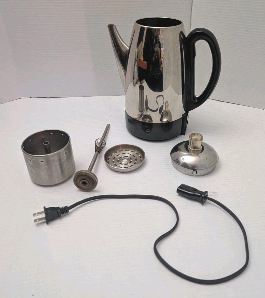 Vtg Westbend 54159 Electric Percolator Complete