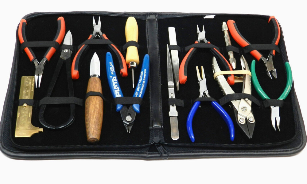 Jewelry Making Tools Hand Tools Kit For Bead Working Hobby Model Making DLX 15pc