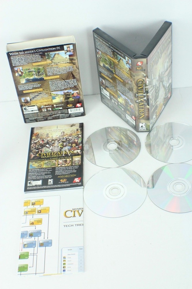 Sid Meier's Civilization IV Game PC, CD-ROM Software Pre-Owned