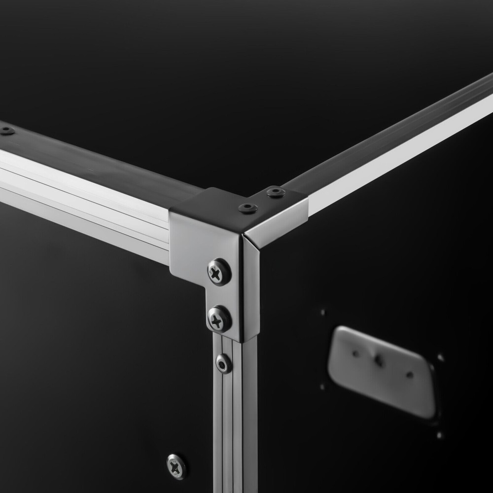 4 Post 16U Server Rack Open Frame Rolling Network Data Rack 19 inch With Casters