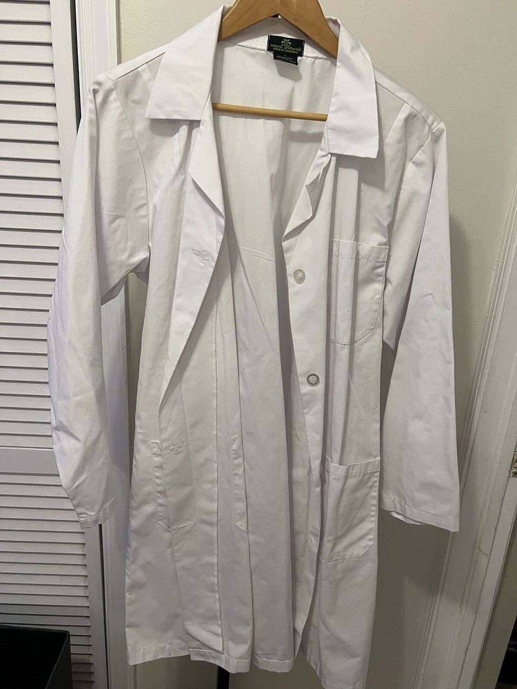Lab coat, white Large Size
