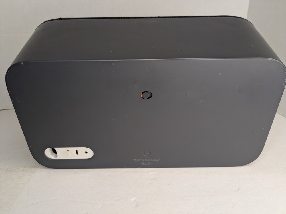 Google Home Max Smart Assistant Speaker Charcoal Gray TESTED Read Description