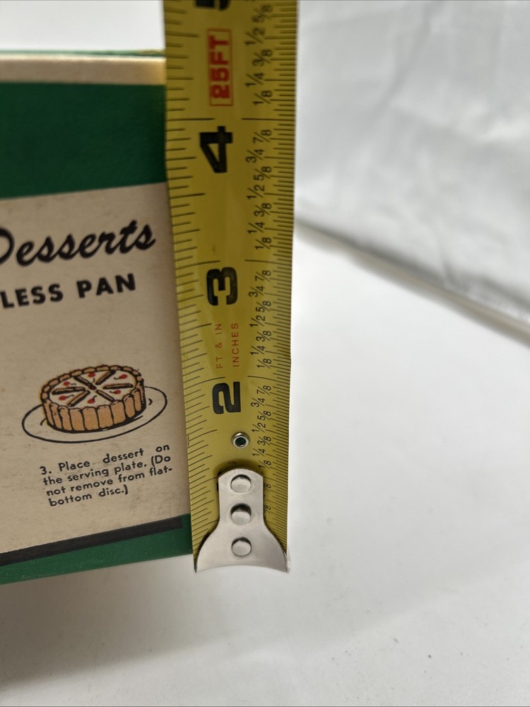 Vintage Mirro Aluminum Champless Spring-Form Pan In Original Box