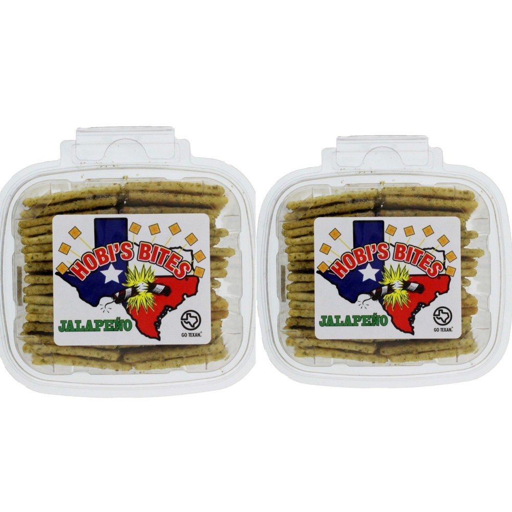 Texas Hobi's Bites Jalapeño Crackers 2 Boxes