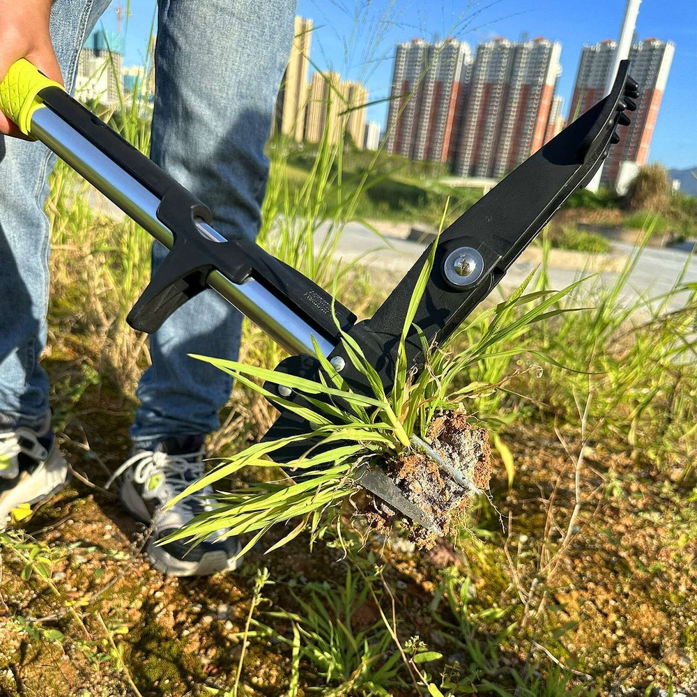 38.9" Stand Up Weed Puller No Bending Root Weeder Dandelion Removal Tool