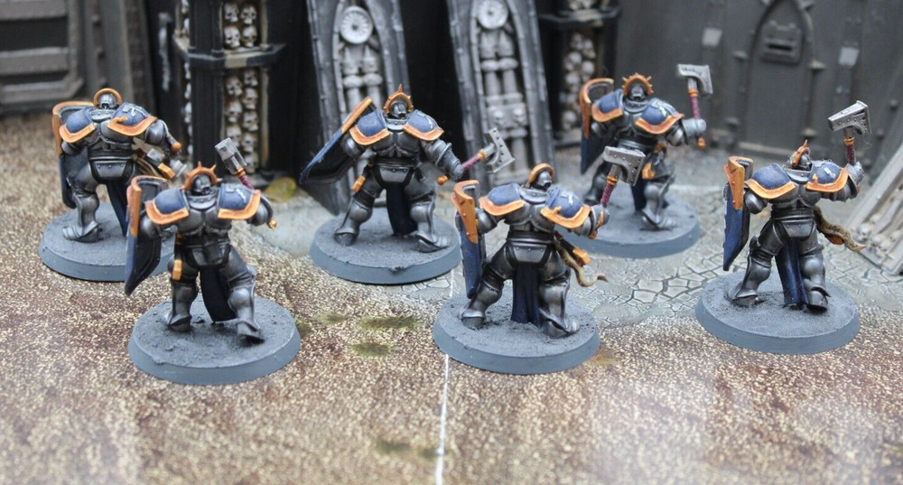 Stormcast Eternals 6x Silver Liberators, Painted, ID#1420