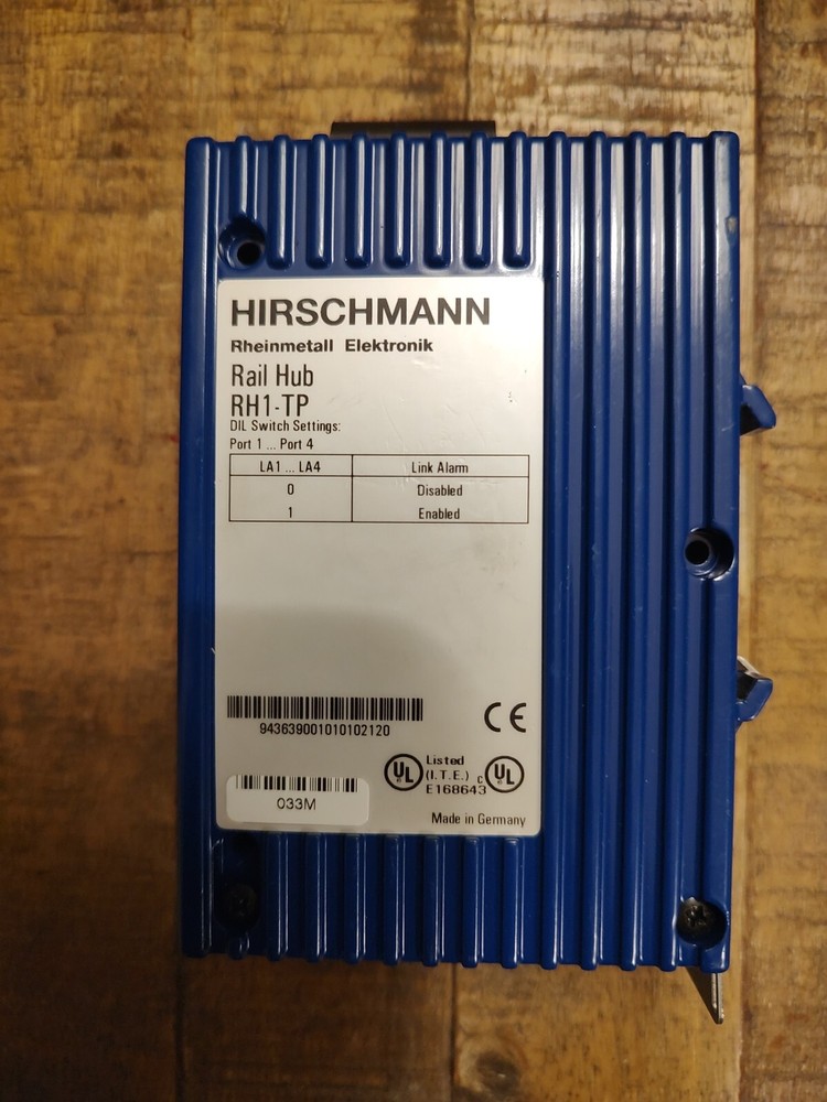 Hirschmann RH1-TP Rail Hub 4-Port.