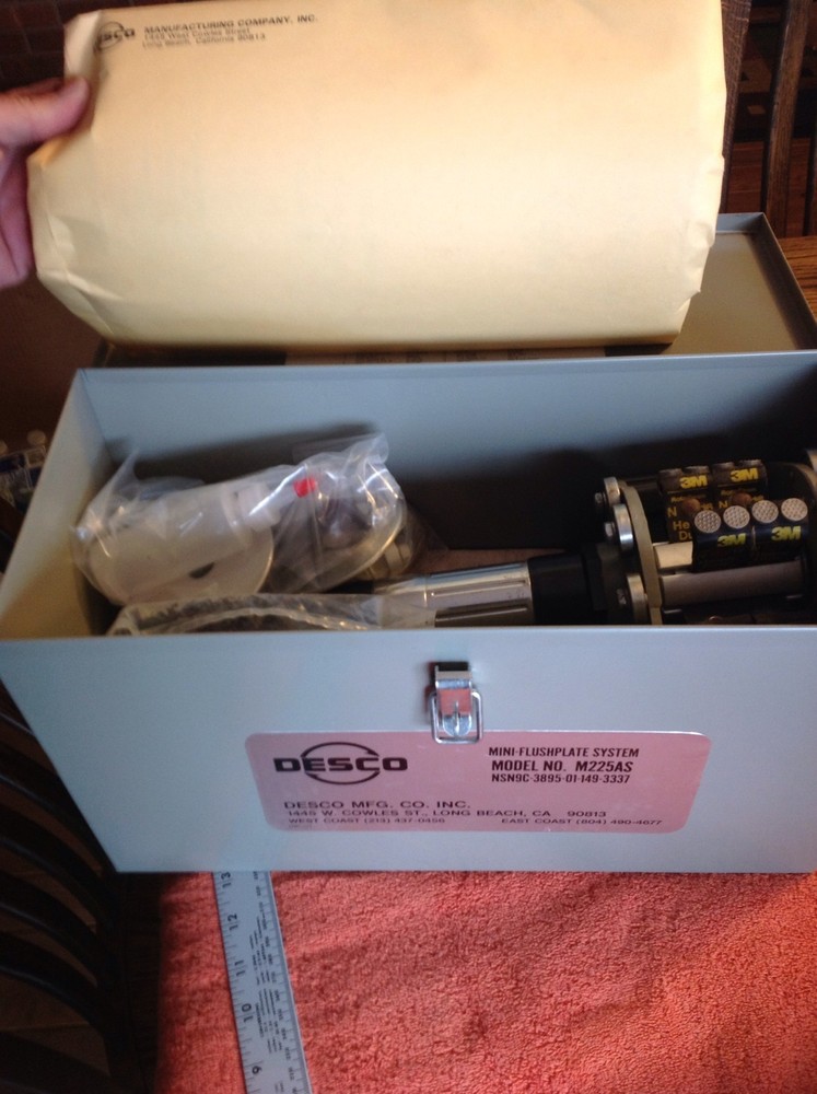 Desco Mini-Flushplate System Model M225AS NSN 3895-01-149-3337