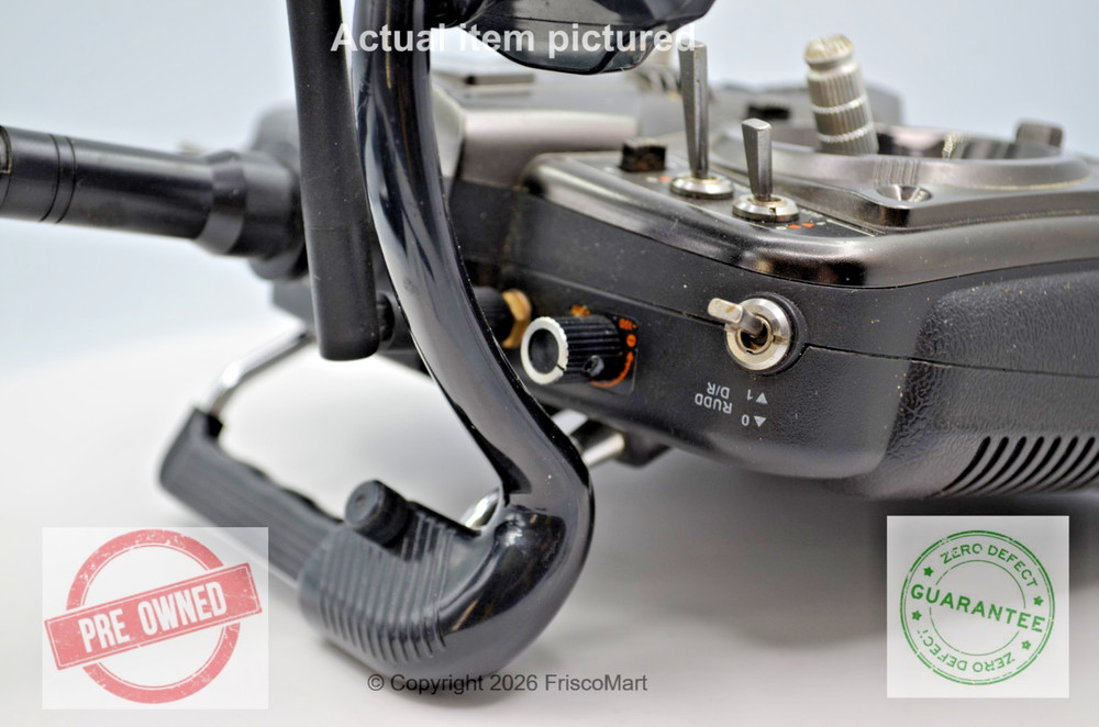 Walkera Devo 10 RC Controller. with Phone Holder Adapter, Aux4 Antenna installed