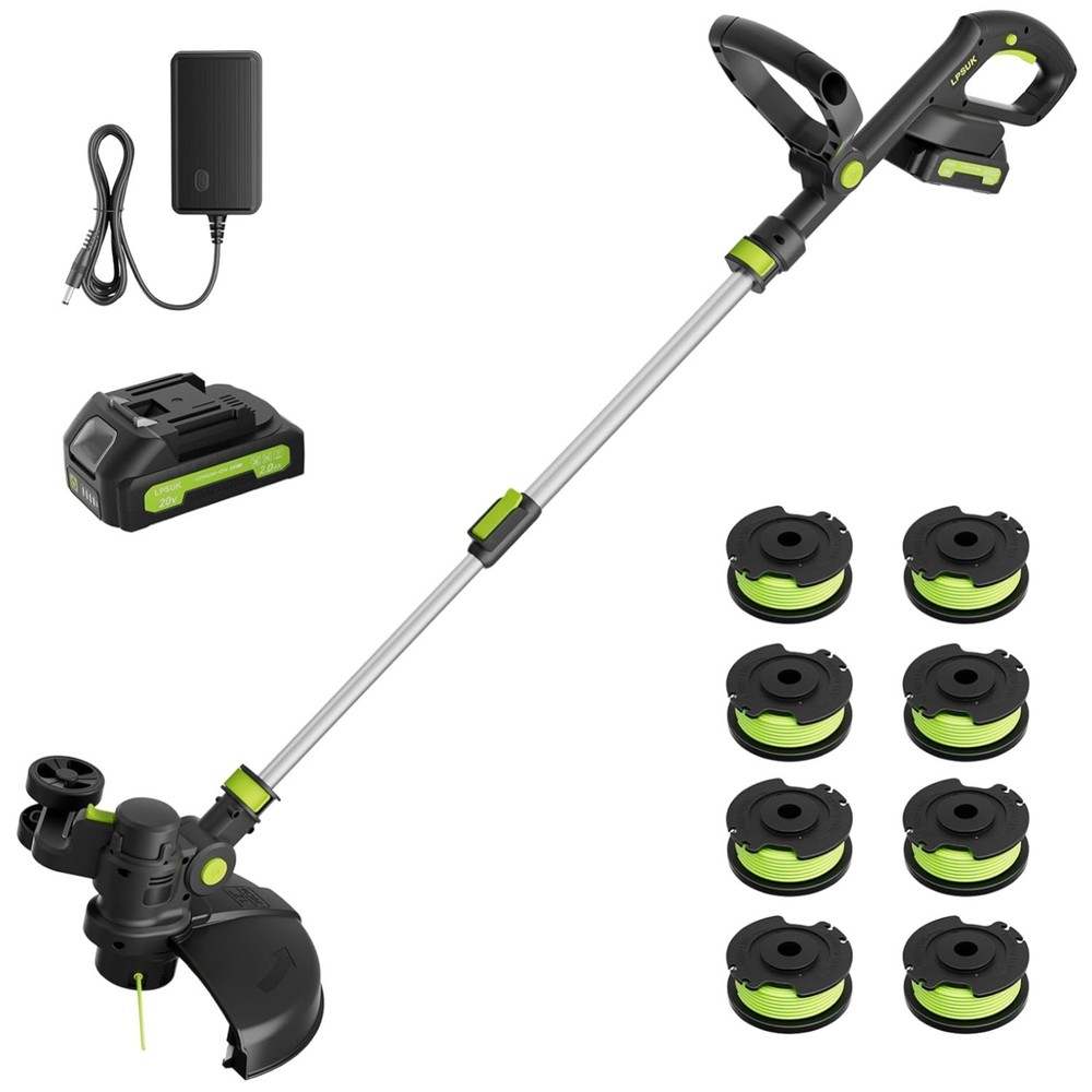20V Cordless String Trimmer with Fast Charger