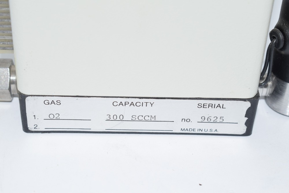 Precision Flow Devices Mass Flow Controller 300SCCM Cap. O2 Gas