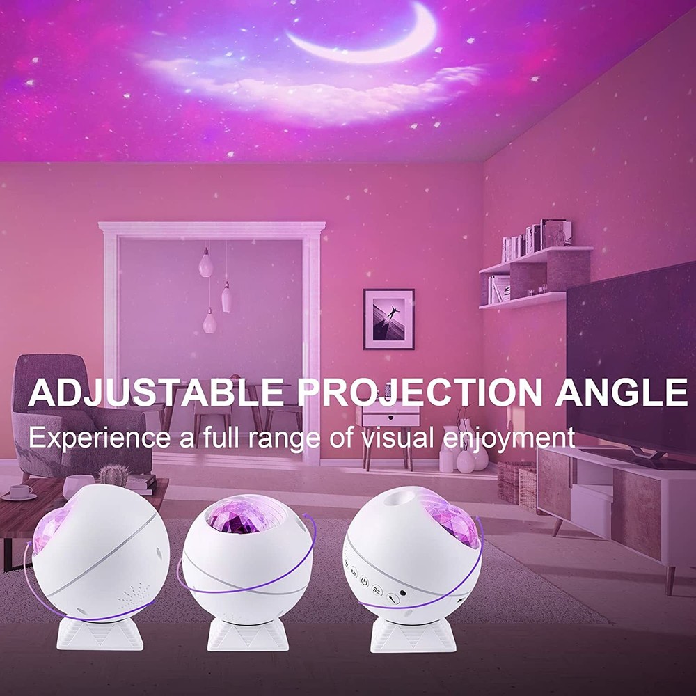 Star Projector, Galaxy Projector, Shayson Light Projector with Ocean Wave Projec