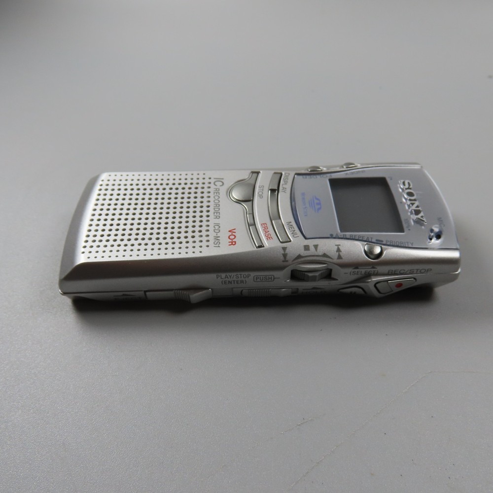 Sony ICD-MS1 Handheld Digital Voice Recorder TESTED